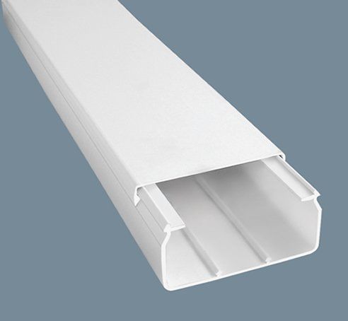 Mutlusan 100x40 mm Priz Seti Takılabilir Beyaz Kablo Kanalı, 24 Metre Paket