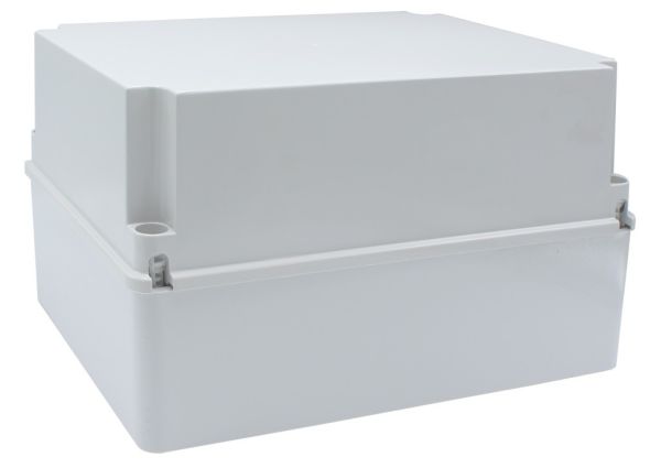 310x230x180 mm Düz Yüzeyli Derin Kare Sıva Üstü ABS Opak Buat, IP67 H.Free