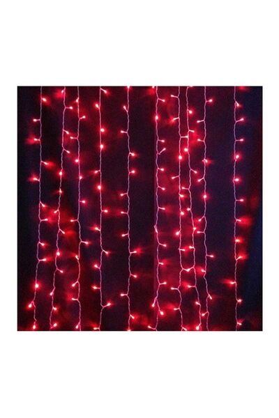 ACK AS90-00504 2x2m 220V Kırmızı Led Işıklı Perde