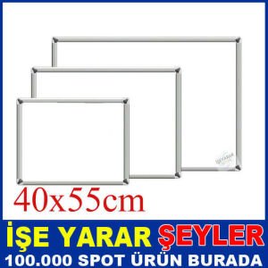 METAL ÇERÇEVELİ 40x55cm ASKILI YAZI TAHTASI