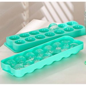 SC255 Suncook Plastik Çok Renkli Misket Buzluk-14 Hazneli Buz Kalıbı