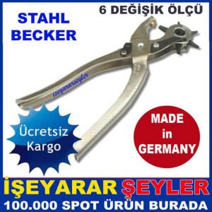 ORJİNAL ALMAN MALI TAM PROFESYONEL GİYİM MAĞAZALAR,KEMERCİLER İÇİN KEMER DELME MAKİNESİ