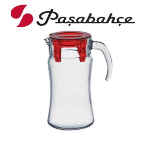 Paşabahçe 43018 Azur Kırmızı Şık Kaliteli Cam Sürahi 1400 cc