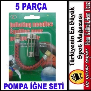 5 PARÇA ÇOK AMAÇLI ŞİŞİRME POMPASI UCU SETİ