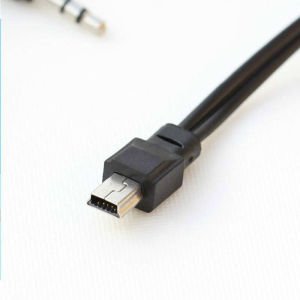 Bluetooth speaker,mp3 için 5pin Mini USB ile 3.5mm AUX jak /Erkek USB 2 in 1 şarj ve ses kablosu