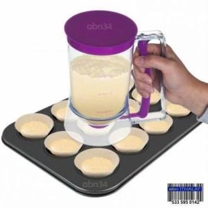 Batter Dispenser Ölçekli Otomatik Hamur Dağıtıcı Pasta-Kek Süsleyici Kolay Pancake Yapma Makinesii