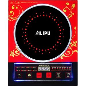 Ailipu Alp-12 2200 W Elektrikli İnduction Cam Ocak Tasarruflu Fanlı Dijital Dokunmatik Tuş Kontrol