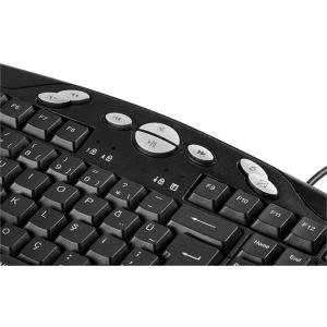 Everest Kablolu Usb Girişli Multimedya Q Klavye Siyah KB-831U