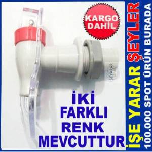 Bardak İtişiyle Su Akıtan Sıcak Ve Soğuk Elektrikli Su Sebil Musluğu Erkek Vidalı Somunlu Model