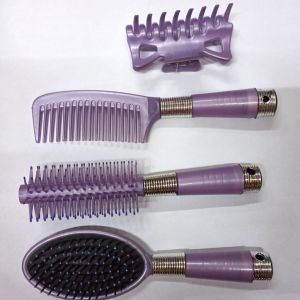 PLASTİK ERGONOMİK KULLANIŞLI AYNA TOKA FIRÇA TARAK SETİ 5 PARÇA SAÇ BAKIM