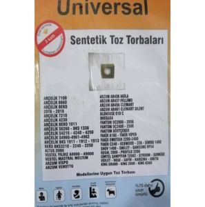 Abnturk  Özel Üretim 5 Adet FANTOM DÖRTÇEKER Süpürge Toz Torbası Sıfır Düzeyinde 3 Kat Elyaf