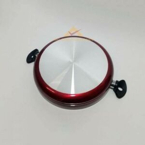 Büyük Boy Teflon Tencere Teflon Kaşığı Hediyeli 28 cm Cam Kapaklı