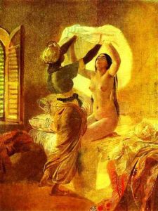 AHŞAP ÇERÇEVELİ CANVAS TABLO RESSAMLAR1125 40x30