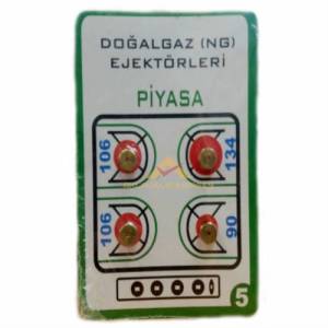 4lü OCAKLAR İÇİN PİRİNÇ 4lü DOĞALGAZ DÖNÜŞÜM ENJEKTÖR MEMELERİ
