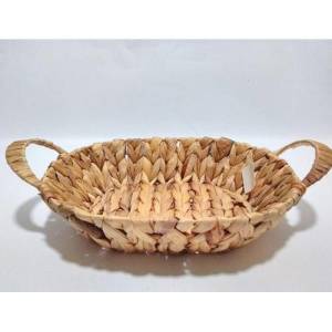 %100 DOĞAL DEKORATİF HASIR ÖRGÜ SEPET OVAL MODEL