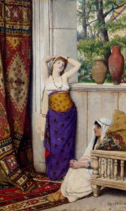 AHŞAP ÇERÇEVELİ CANVAS TABLO RESSAMLAR1131 40x30