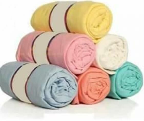 Krem Rengi Naturel Boyasız Kumaştan Lastikli Çarşaf 120x200 Süper Pamuklu Yatak Çarşafı Lüks Çarşaf