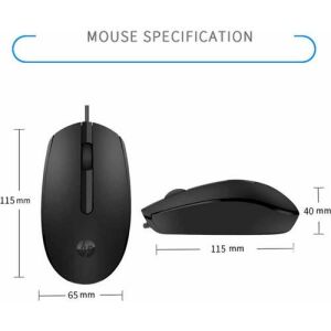 HP M10 Mouse Ergonomik tasarım 3 Butonlu Garanti Kapsamında Küçük boy1000 dpi Mat doku