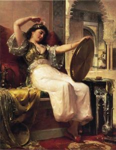 AHŞAP ÇERÇEVELİ CANVAS TABLO RESSAMLAR1135 40x30