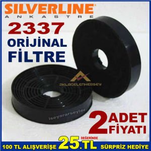 SILVERLINE 2337 ANKASTRE DAVLUMBAZ FİLTRESİ SILVERLINE 2337 ASPİRATÖR KARBON FİLTRE