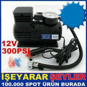 12VOLT 300 PSI ARABA,BİSİKLET,MOTORSİKLET LASTİĞİ ŞİŞİRME HAVA KOMPRESÖRÜ,OTO LASTİK ŞİŞİRME MOTORU
