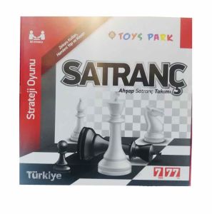 30x30cm Ahşap Satranç Takımı Strateji Oyunu Yerli Üretim