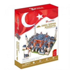 Cubic Fun 3D 87 Parça Puzzle Taj Mahal 28.4x28.4x18cm Ebatında 3 Boyutlu Maket Taj Mahal