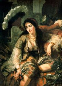 AHŞAP ÇERÇEVELİ CANVAS TABLO RESSAMLAR1148 40x30