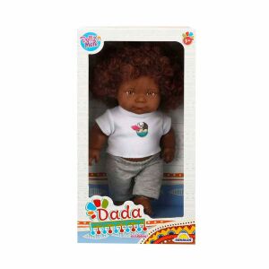 Saçlı Dada Esmer Bebek 35 cm 1 adet