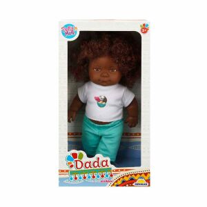 Saçlı Dada Esmer Bebek 35 cm 1 adet