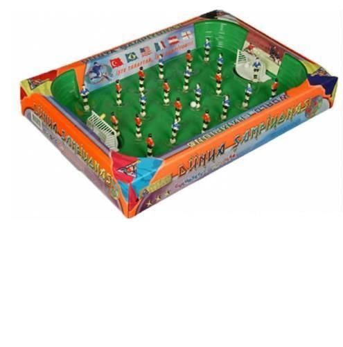 Büyük Boy 60x40cm Tam Kadro Canlı Futbol Oyunu Yaylı Futbolcularla Dünya Şampiyonası Masa Maçı Oyunu