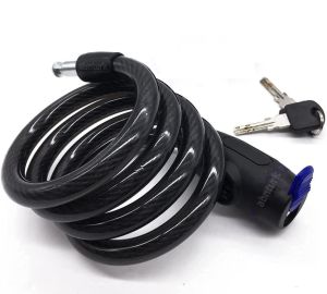 Süper Kalın 22mm Çelik Halat Kilit 150cm Sağlam Motor Kilidi En Güvenli Uzun Hırsız Koruma Sistemi