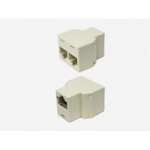 Ethernet Çoklayıcı RJ45 2li Ara Aparat 2 Port ikili Adaptör