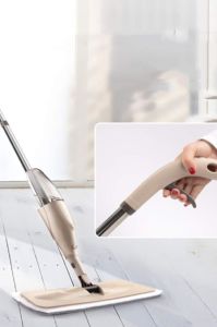 Büyük Hazneli Mikrofiber Spreyli Mop Toplam 2 Adet Micro Paspas ile Islak Kuru Sihirli Temizlikci