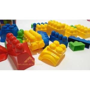 Dede Sırt Çantalı 60 Parça Büyük Blok Lego Seti