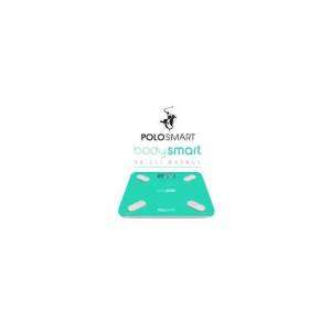 PoloSmart Akıllı Vücut Analiz Baskülü Bluetooth Özellikli Android ve ios uyumlu 9 Farklı Ölçüm Yapar
