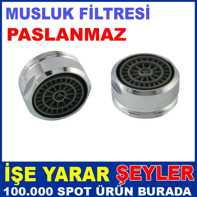 14mm Paslanmaz Musluk Ucu Filtresi Perlatör