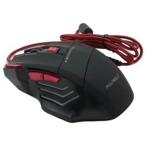 Işıklı 7 Tuşlu Polygold  1.5m Kablolu Oyuncu Mouse ve Pad 3 DPI Seçeneği 132 Gram Maks. 3200 DPI