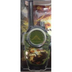 2'li Set Oyuncak Komando Telsizi Askeri Kamuflajlı Bas-Konuş Walkie Talkie