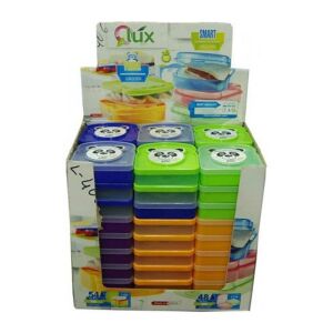 Plastik Qlux Panda Beslenme Kutusu 13 x 12 x 3 cm Kullanımı Kolay ve Pratik