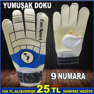 YUMUŞAK DOKUSU İLE KULLANIMI KOLAYLAŞTIRILMIŞ KALİTELİ MALZEMEDEN ÜRETİLMİŞ 9 NO KALECİ ELDİVENİ-1