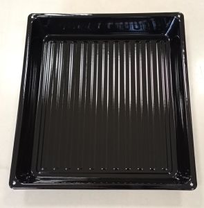 Siyah Emaye Fırın Tepsisi 42x38cm Dikdörtgen İç Dış Yüzeyi Sağlıklı Emaye Kaliteli Fırın Tepsisi N42