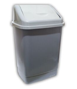 Klik Kapaklı Jumbo 50 Litre Çöp Kovası BüyükBoy Bidon 43x33 h:68 Sağlam Kaliteli Süper Geniş Hazneli