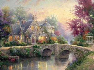 AHŞAP ÇERÇEVELİ CANVAS TABLO RESSAMLAR1186 40x30