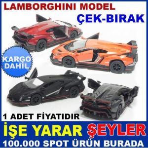 LAMBORGHINI VENENO MODL METAL ÇEK BIRAK ARABA KD