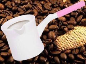 OCAK+KÖMÜR ATEŞİNE YÜKSEK ISIYA DAYANIKLI PORSELEN KAHVE CEZVESİ 3-5 Kişilik BÜYÜK BOY Silikon SAPLI