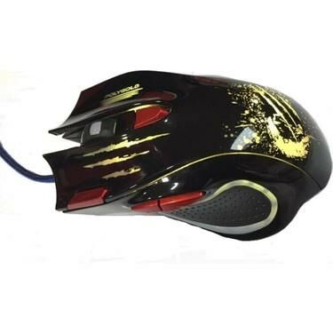 Polygold Işıklı 3 Farklı DPI Seçeneği ile 7 Tuşlu Oyuncu Mouse 2400 DPI Özel Ele Tam Oturan Tasarım