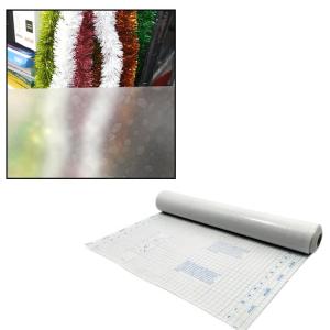 Şeffaf Camı Buzlu Cam Yapan PVC Cam Filmi 45x100 cm Cam Kumlama Folyosu Dekoratif