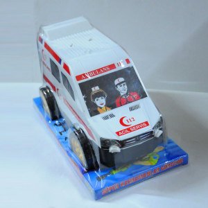 Oyuncak Ambulans - Mesleki Oyuncak Seti - Dayanıklı ve Kaliteli