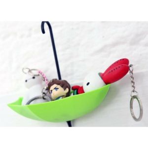 12 cm x 10.50 cm Yapışkanlı Anahtar Havlu Kemer Askısı Şemsiye Figürlü Askı 2 li